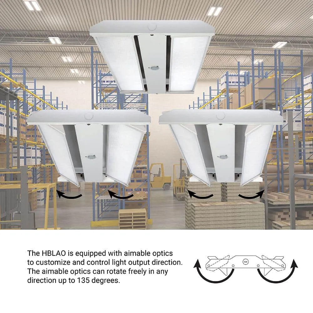 Metalux 2 ft. 400-Watt Equivalent LED Highbay with Adjustable Optics, Selectable 18K/21K/24K Lumens and 3500/4000/5000 Sel CCT, photo 5 of 9