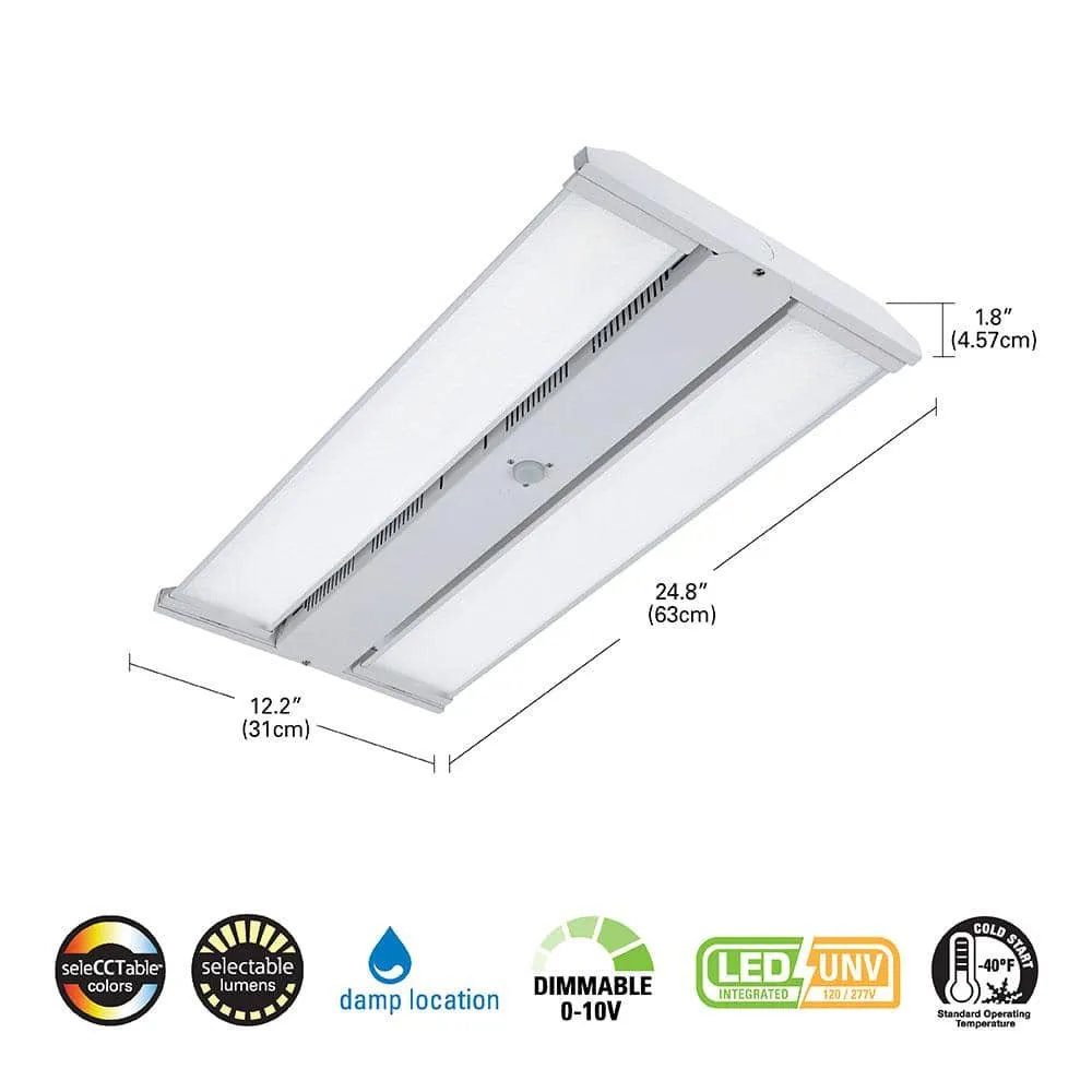 Metalux 2 ft. 400-Watt Equivalent LED Highbay with Adjustable Optics, Selectable 18K/21K/24K Lumens and 3500/4000/5000 Sel CCT, photo 3 of 9