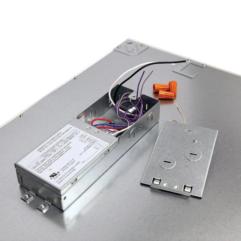 Metalux 2 ft. x 2 ft. White Integrated LED Commercial Grade Recessed Panel 80CRI, 39W at 4000K 4567 Lumens, photo 4 of 7