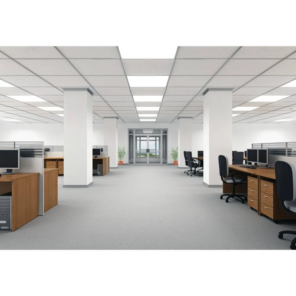Metalux 2 ft. x 2 ft. White Integrated LED Commercial Grade Recessed Panel 80CRI, 39W at 4000K 4567 Lumens, photo 7 of 7