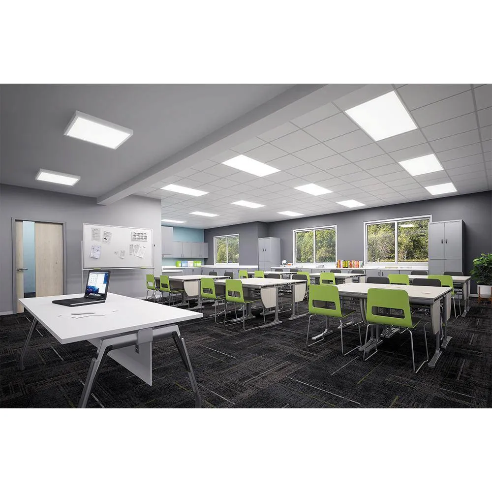 Metalux 2 ft. x 4 ft. White Integrated LED Commercial Grade Recessed Panel 80CRI, 40-Watt at 4000K 4858 Lumens, photo 8 of 8