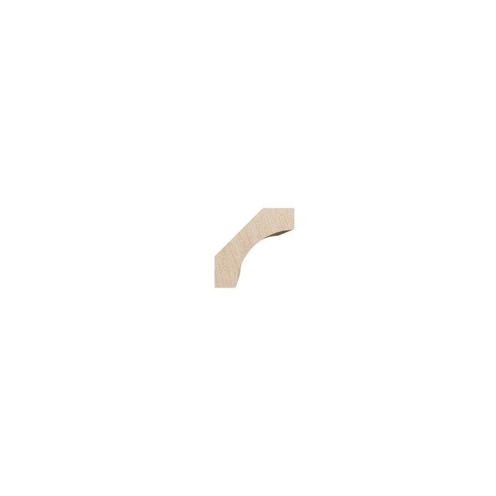 Ekena Millwork WM86 0.56 in. D x 1.63 in. W x 96 in. L Wood (White Oak) Crown Moulding, photo 4 of 13