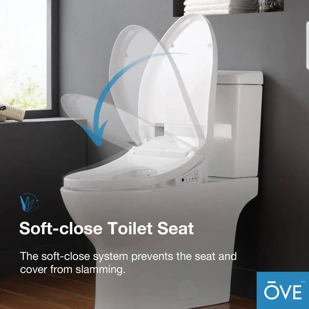 OVE Decors Felix Elongated Smart Bidet Toilet in White, photo 5 of 10