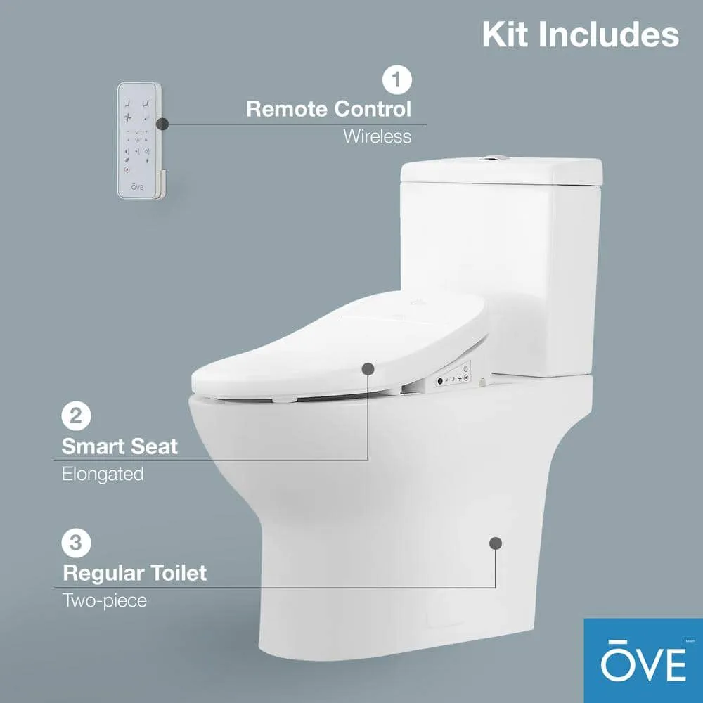 OVE Decors Felix Elongated Smart Bidet Toilet in White, photo 10 of 10