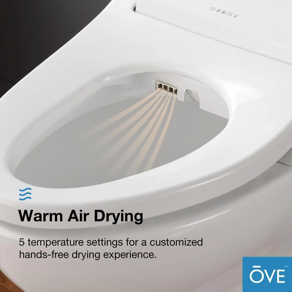 OVE Decors Felix Elongated Smart Bidet Toilet in White, photo 6 of 10
