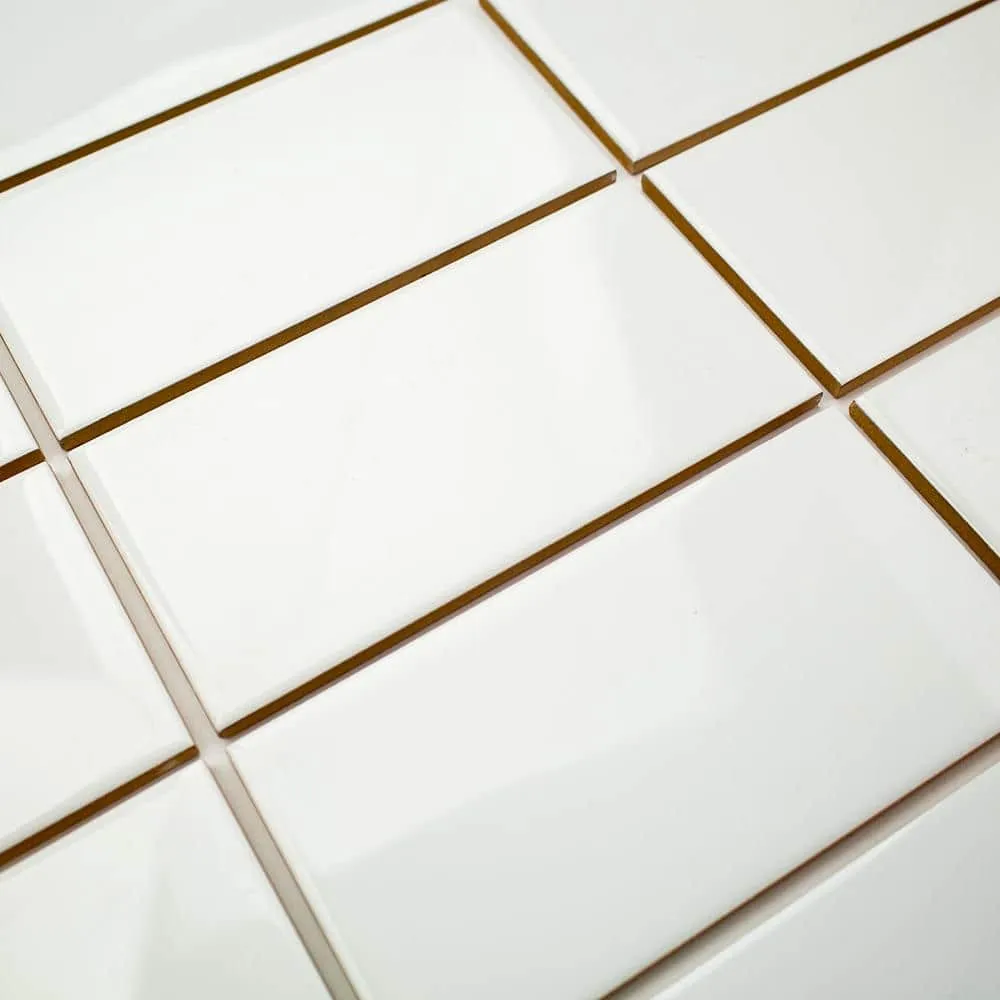 Ivy Hill Tile Essential White 3 in. x 6 in. x 6 mm Polished Ceramic Wall Subway Tile (11.73 sq. ft./case), photo 2 of 8