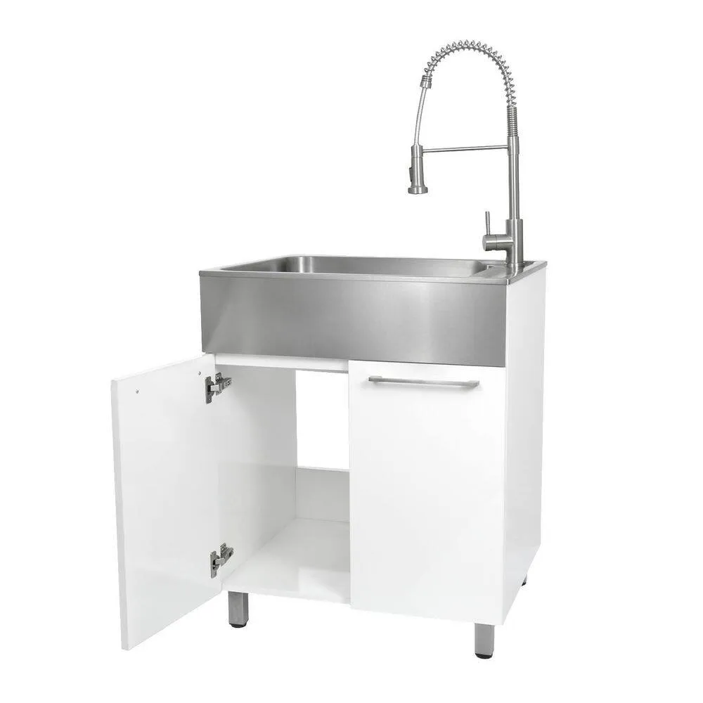 Presenza All-in-One Stainless Steel Drop-In Sink and Cabinet with Faucet, photo 4 of 10