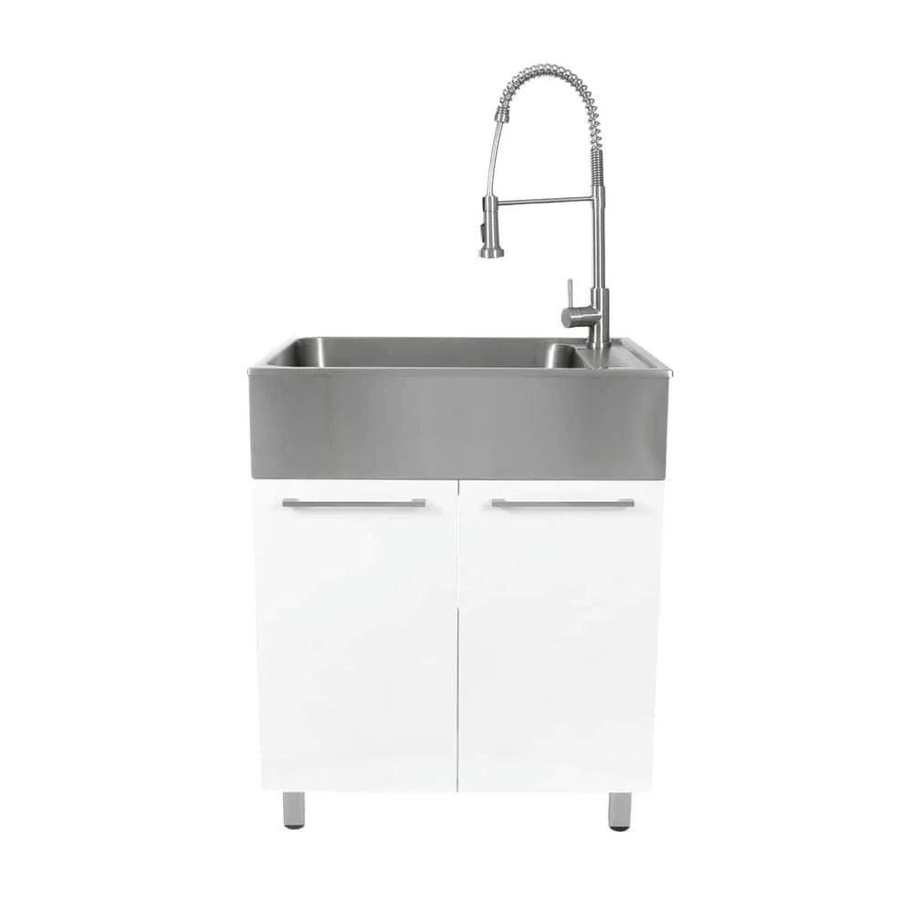 Presenza All-in-One Stainless Steel Drop-In Sink and Cabinet with Faucet, photo 3 of 10