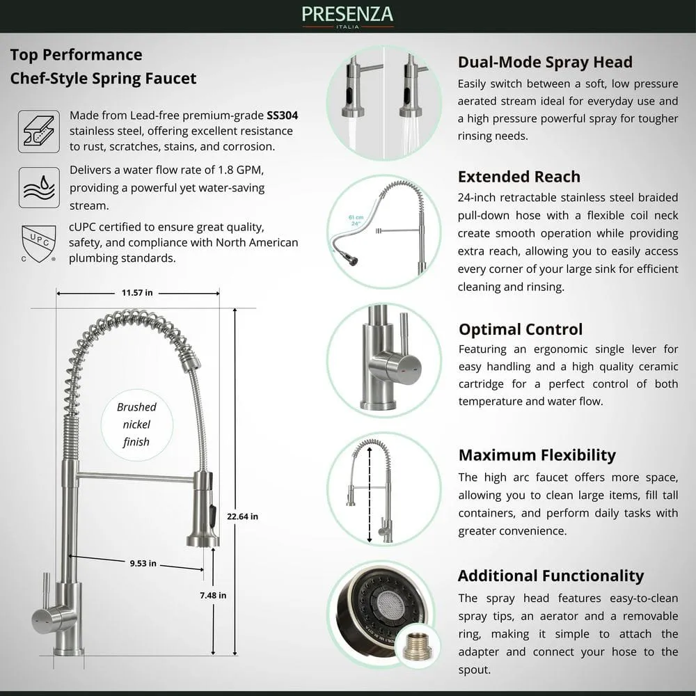 Presenza All-in-One Stainless Steel Drop-In Sink and Cabinet with Faucet, photo 10 of 10