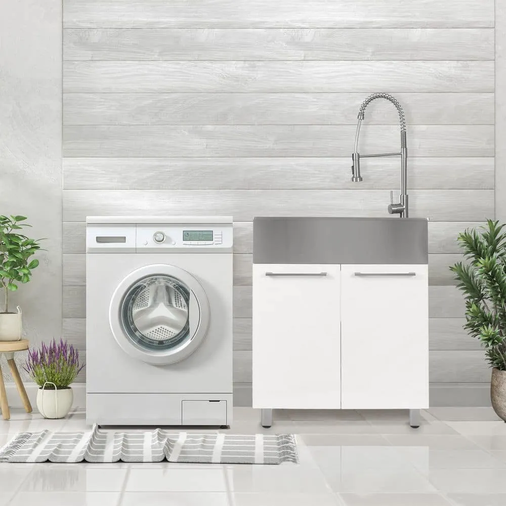 Presenza All-in-One Stainless Steel Drop-In Sink and Cabinet with Faucet, photo 2 of 10