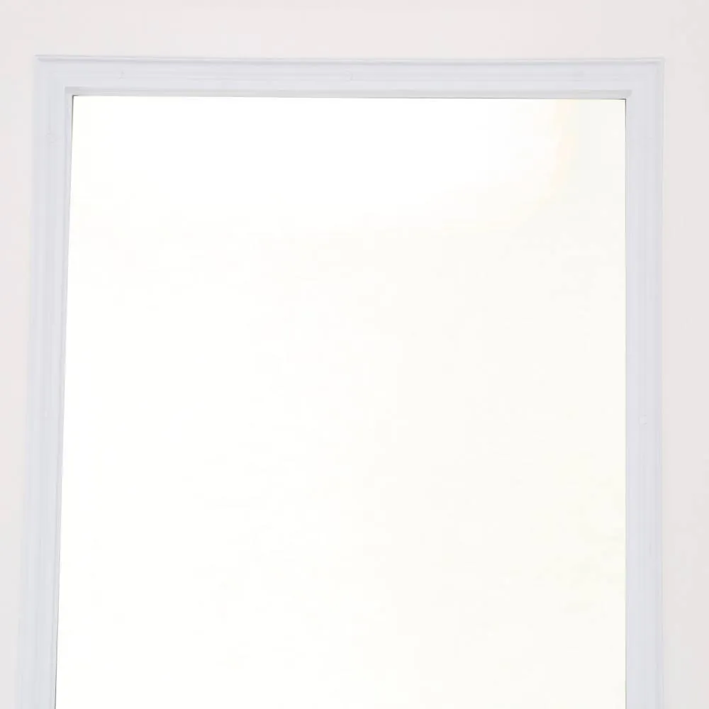 Steves & Sons 48 in. x 80 in. Reliant Series Clear Full Lite White Primed Right-Hand Inswing Fiberglass Double Prehung Patio Door, photo 4 of 8