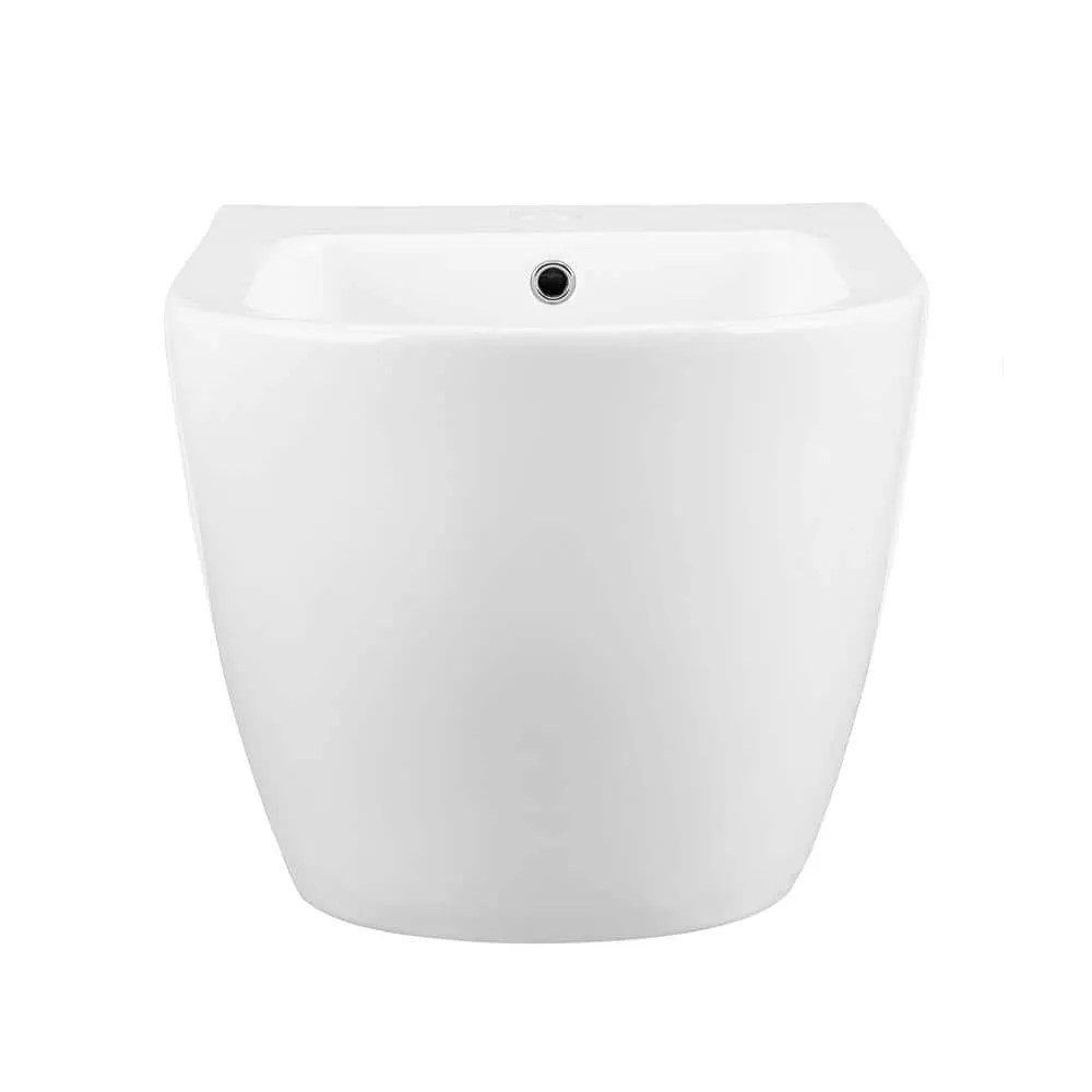 Swiss Madison St. Tropez Wall Hung Elongated Bidet in Glossy White, photo 7 of 10