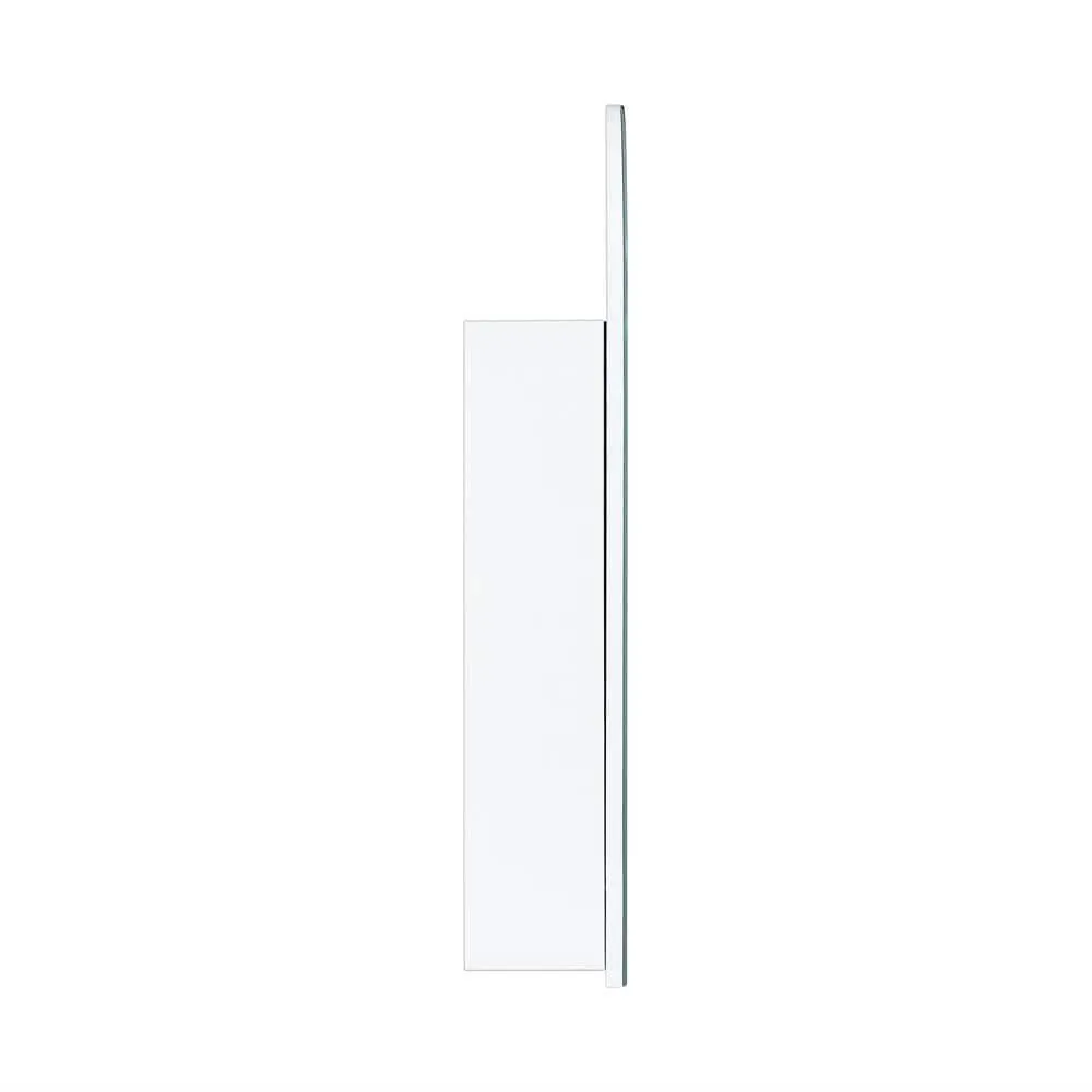 TEHOME Tomace 20 in. W x 30 in. H Arched Recess and Surface Mount Frameless Medicine Cabinet with Mirror, photo 3 of 9