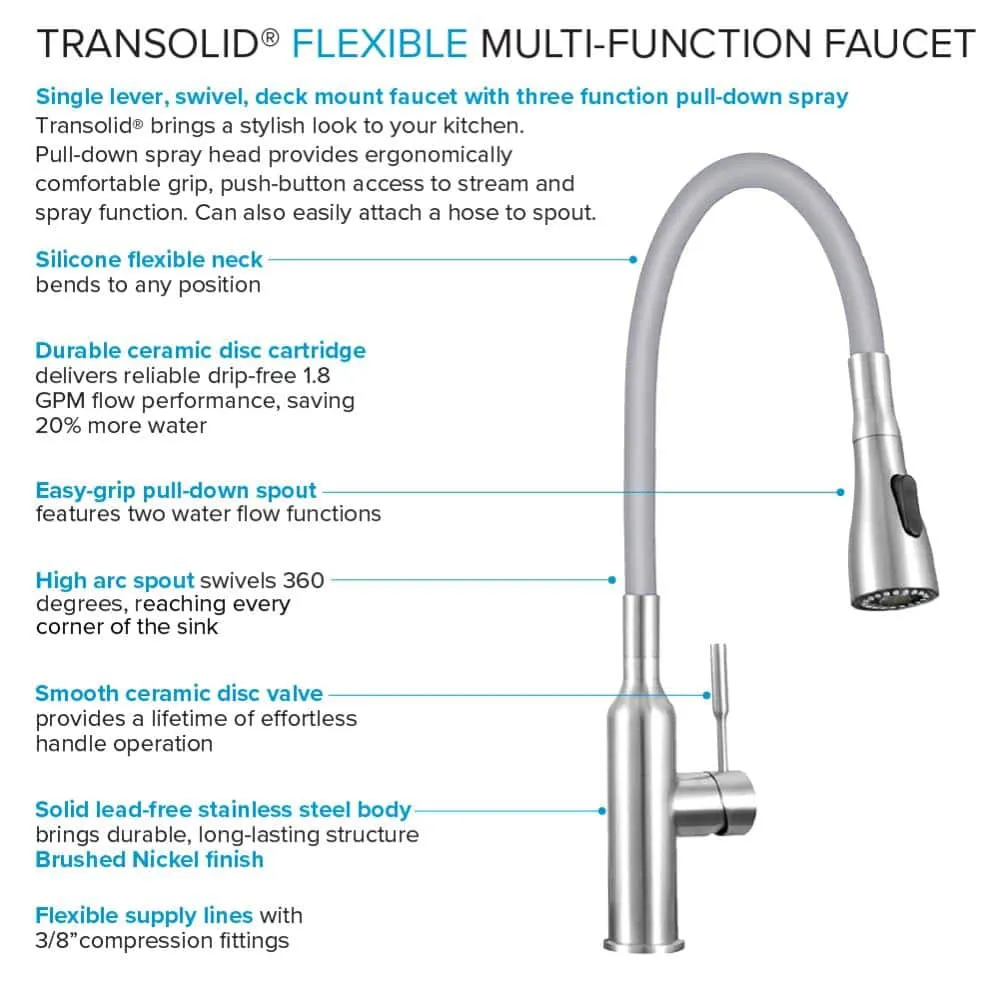 Transolid All-in-One 15.5 in. x 22.4 in. x 34.9 in. Metal Drop-In Laundry/Utility Sink and Cabinet in White, photo 11 of 14