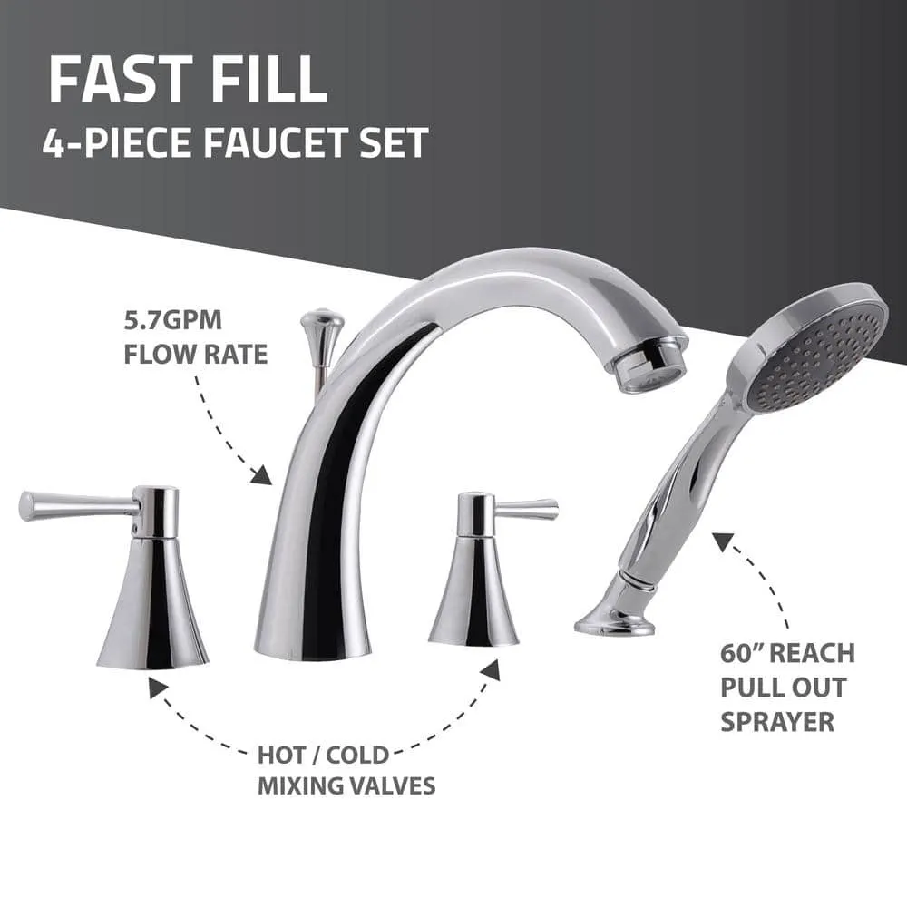 Universal Tubs HD Series 26 in. x 46 in. Right Drain Quick-Fill Walk-In Soaking Bathtub in White, photo 17 of 22