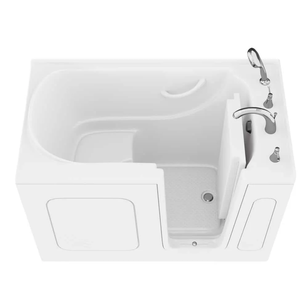 Universal Tubs HD Series 30 in. x 54 in. Right Drain Quick Fill Walk-In Soaking Bathtub in White, photo 11 of 11