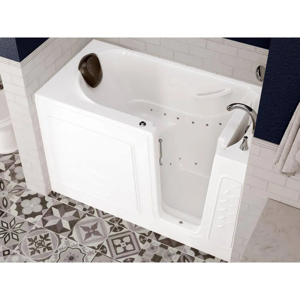 Universal Tubs Safe Premier 59 in. Right-Drain Walk-In Air Jetted Bathtub in White with Fast-Filling Faucet, photo 10 of 10