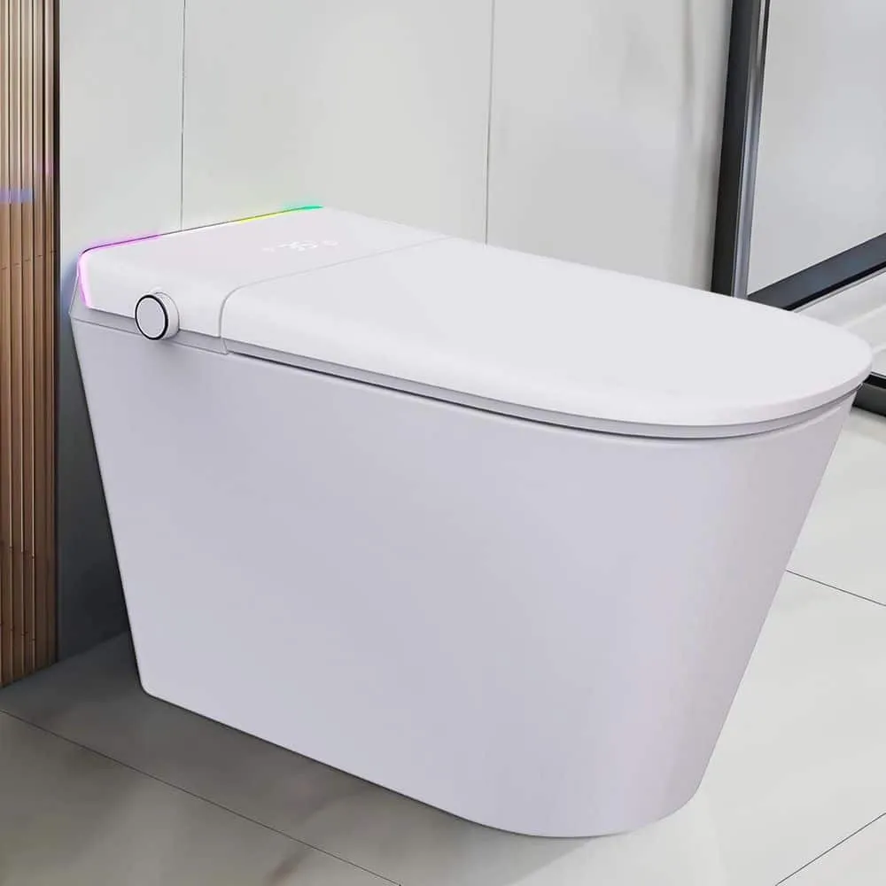 UPIKER 12" 1-piece Smart Elongated Toilet with Heated Seat and Auto Flush, photo 3 of 10