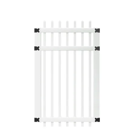 White Vinyl Manchester Picket Fence Gate