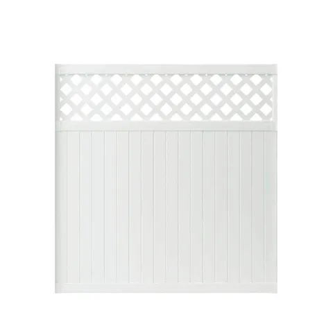 Vinyl Lattice Top Fence Panel
