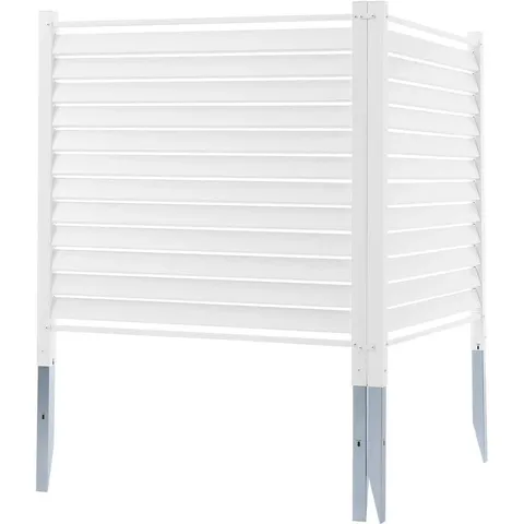 Louvered Vinyl Privacy Fence Panels