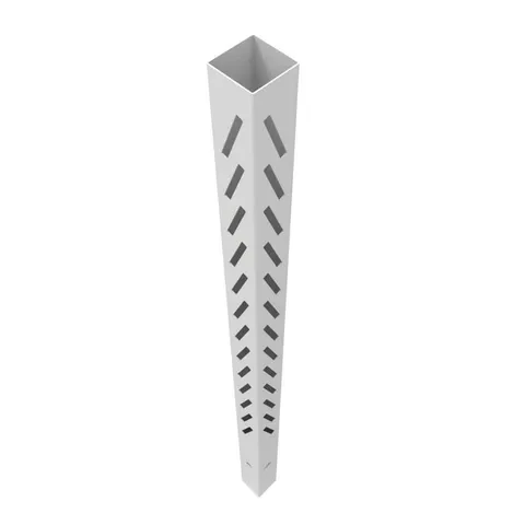 Louvered Vinyl Fence Post