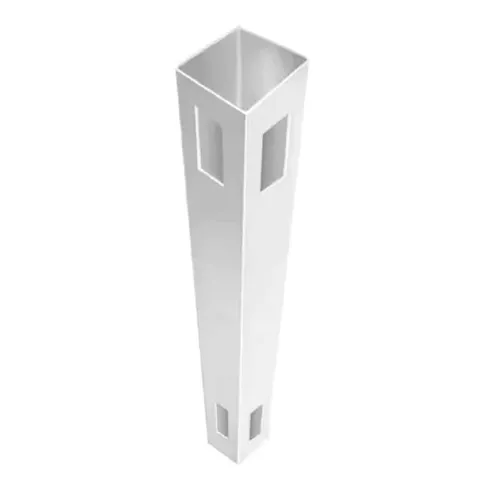 White Vinyl Fence Corner Post Set