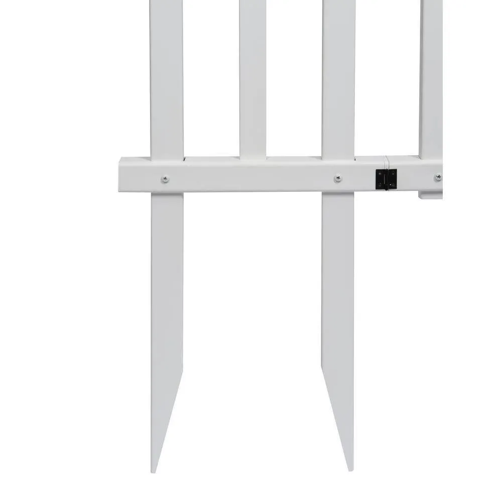 Zippity Outdoor Products 5 ft. W x 2.5 ft. H White Vinyl Washington Fence Gate Kit, photo 6 of 9