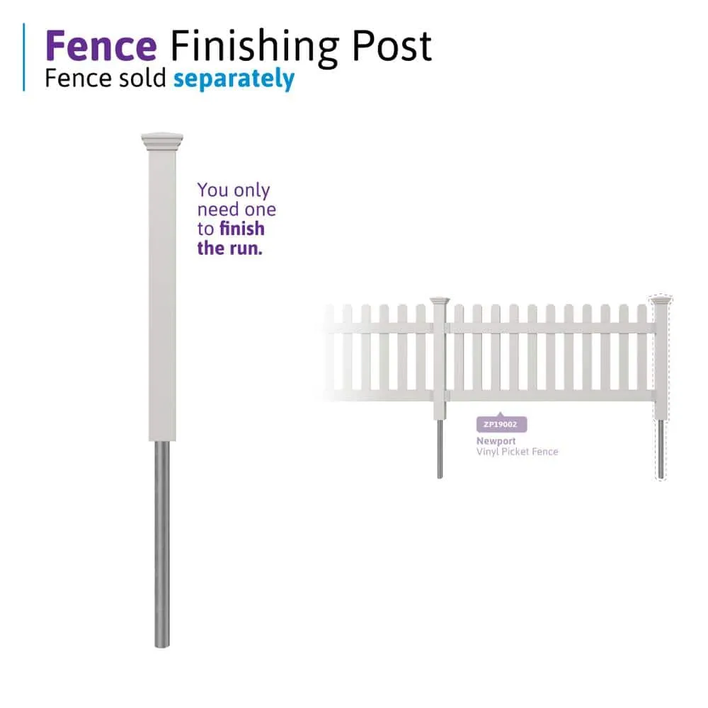 WamBam Fence No-Dig Vinyl Fence Post - Newport Finishing, photo 5 of 7