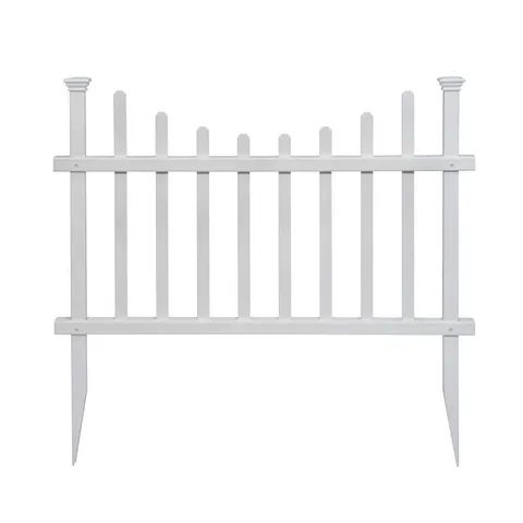 Washington Vinyl Picket Fence Panel Kit