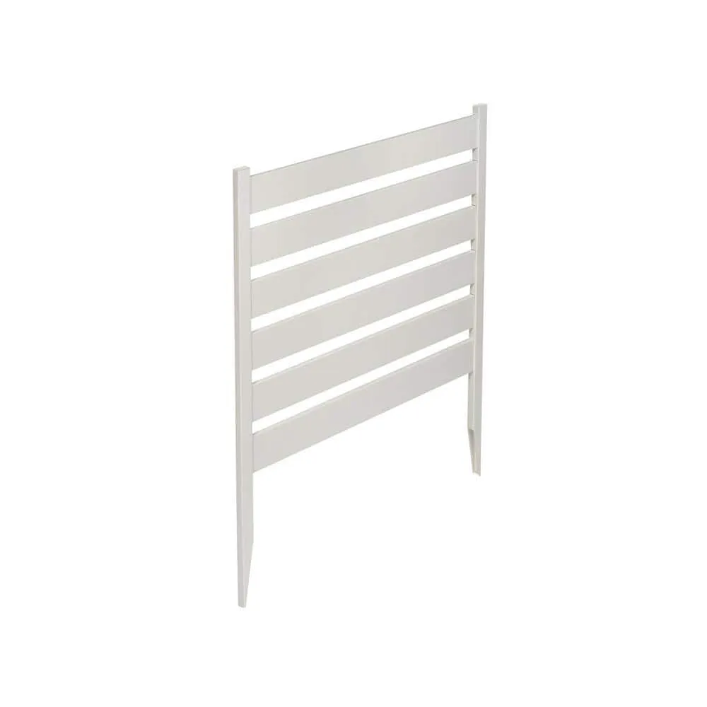 Zippity Outdoor Products Maui No-Dig White Vinyl Garden Fence Kit (3-Panels), photo 8 of 11