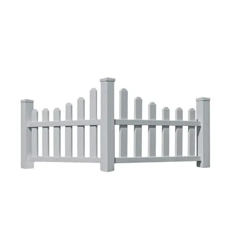 Country Corner Vinyl Picket Fence