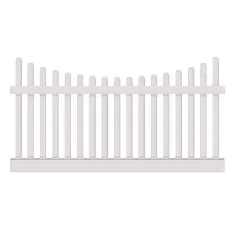 Hampshire Vinyl Picket Fence Panel Kit