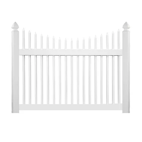 Stratford 4 × 212 ft Vinyl Picket Fence