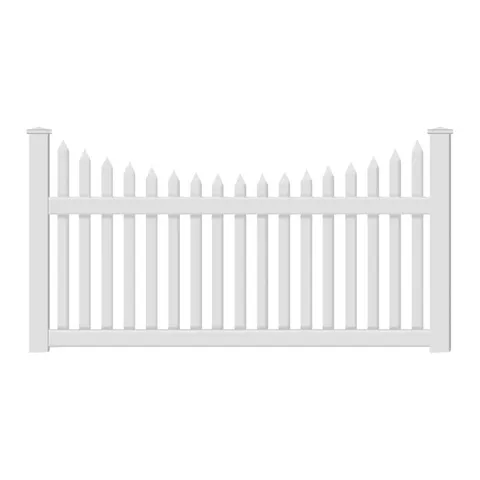 Hampshire White Vinyl Picket Fence Pack