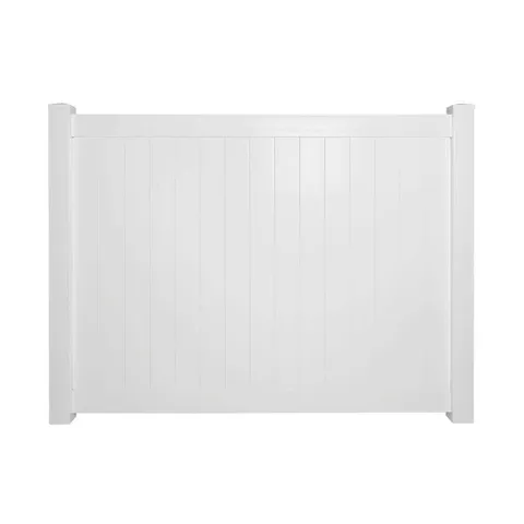 Savannah White Vinyl Privacy Fence