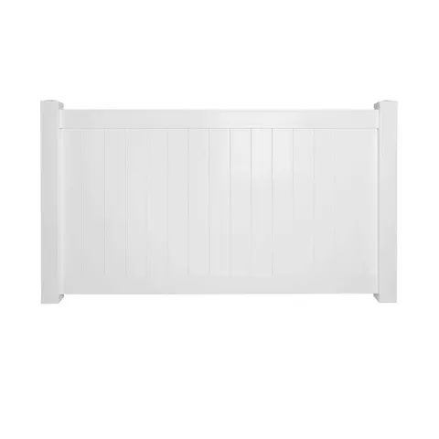 Pembroke White Vinyl Privacy Fence Pack