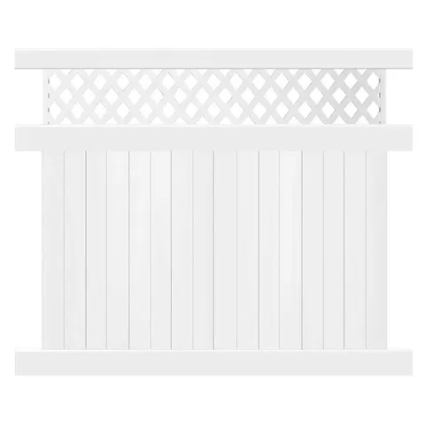 Glenshire Vinyl Lattice Top Fence