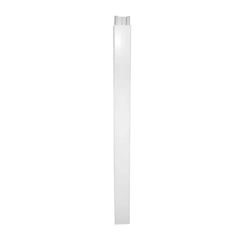 White Vinyl Gate Post
