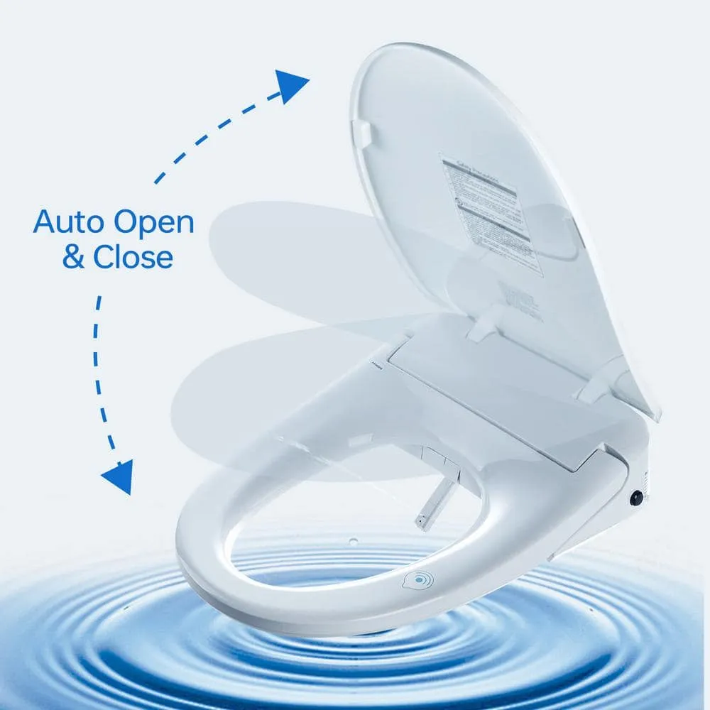 WOODBRIDGE Electric Plug-In Elongated Bidet Toilet Seat with Auto-Features, photo 2 of 10