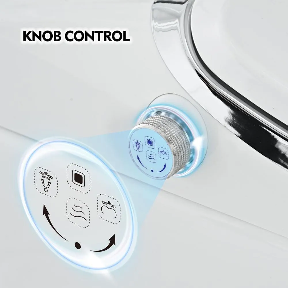 Xspracer Moray Elongated Smart Bidet Toilet with Heated Seat, Remote Control, and LED Night Light, photo 6 of 8