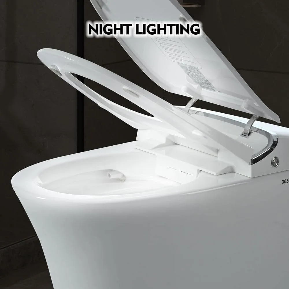 Xspracer Moray Elongated Smart Bidet Toilet with Heated Seat, Remote Control, and LED Night Light, photo 7 of 8