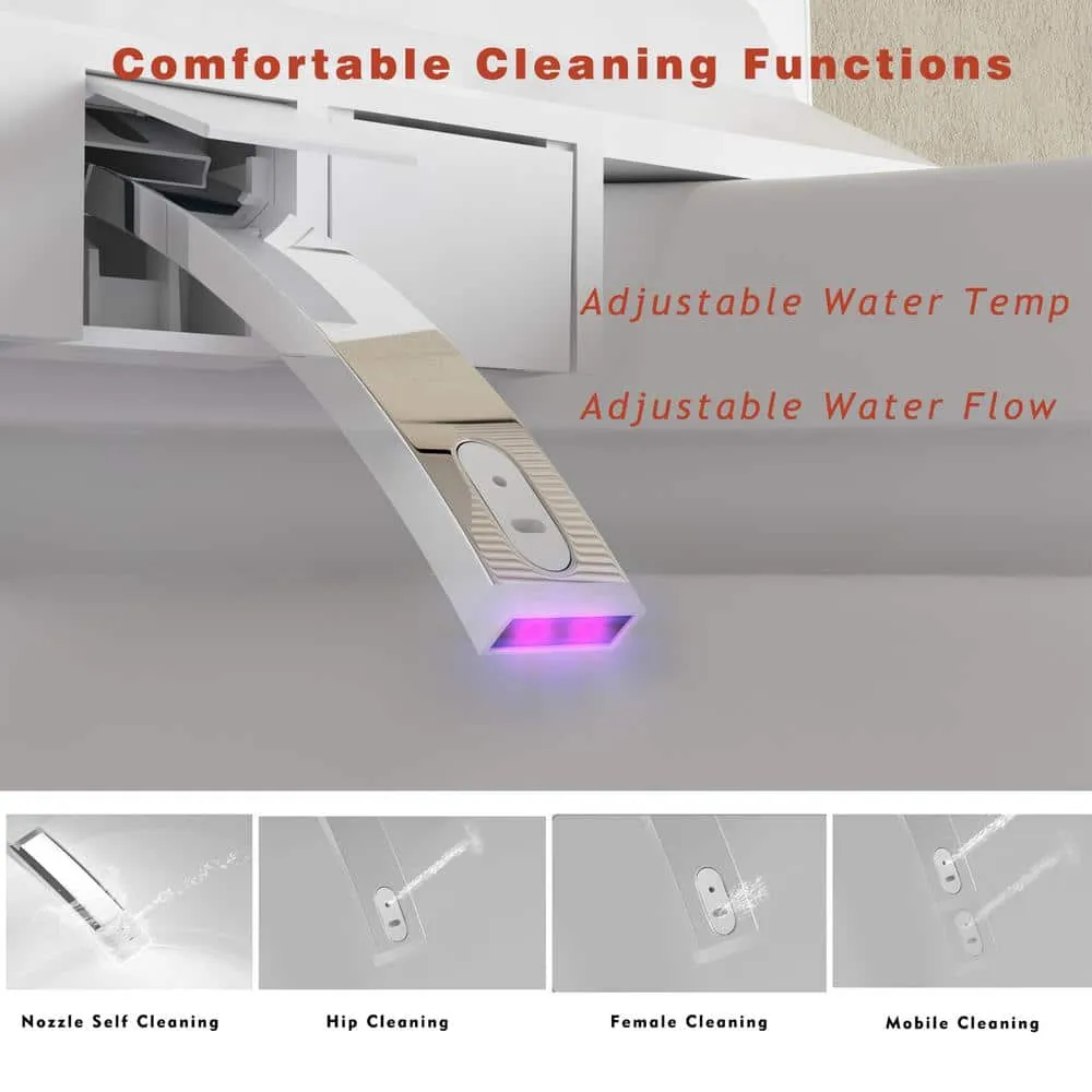 Xspracer Moray Elongated Smart Bidet Toilet with Foot Sensor and LED Night Light, photo 3 of 8
