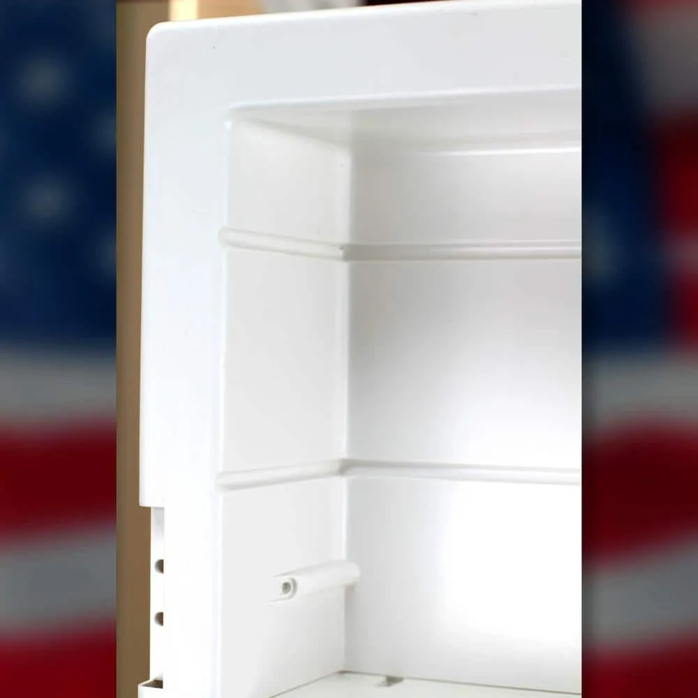 ZACA SPACECAB Media 16 in. x 26 in. x 3-1/2 in. Frameless Recessed 1-Door Medicine Cabinet with 6-Shelves and Polished Edge Mirror, photo 5 of 11