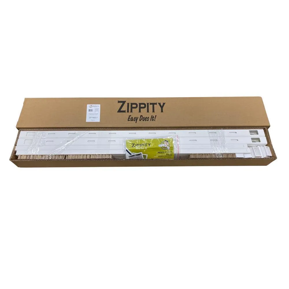 Zippity Outdoor Products 3.4 ft. x 3.7 ft. Burbank No-Dig Vinyl Garden Picket Fence Panel (2-Pack), photo 10 of 10