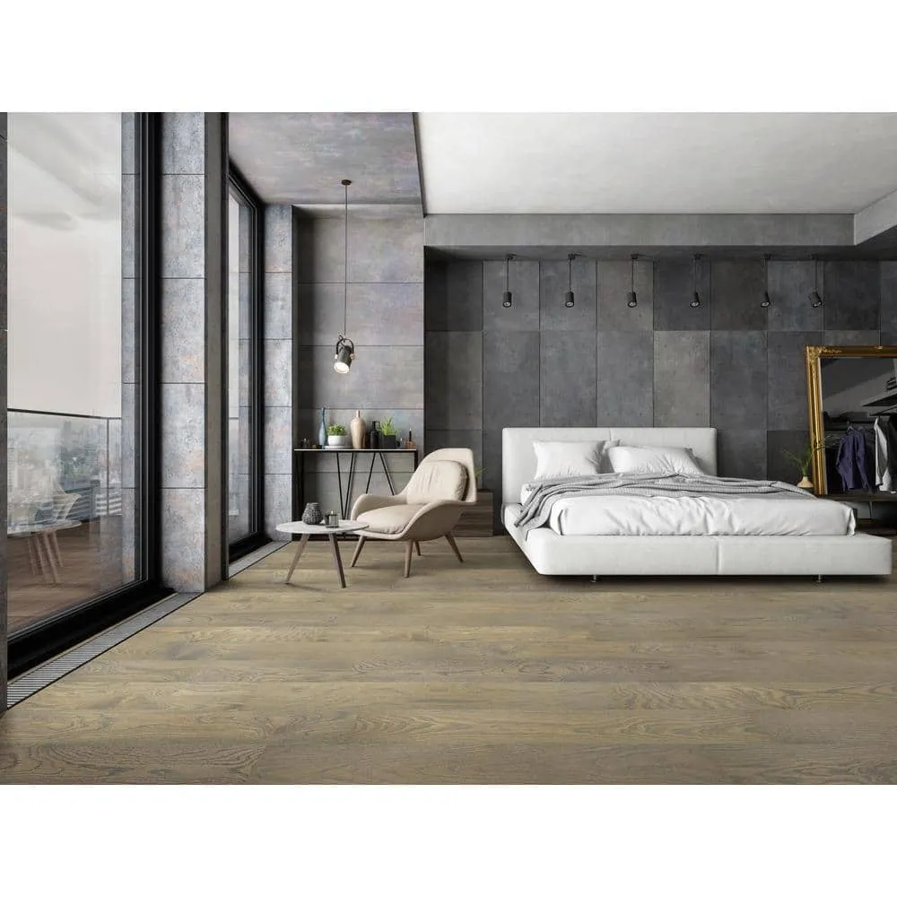 A&A Surfaces Woodridge Willrow Oak 0.28 in. x 6.5 in. Waterproof Wire Brushed Engineered Hardwood Flooring (1040.16 sq. ft./pallet), photo 2 of 10