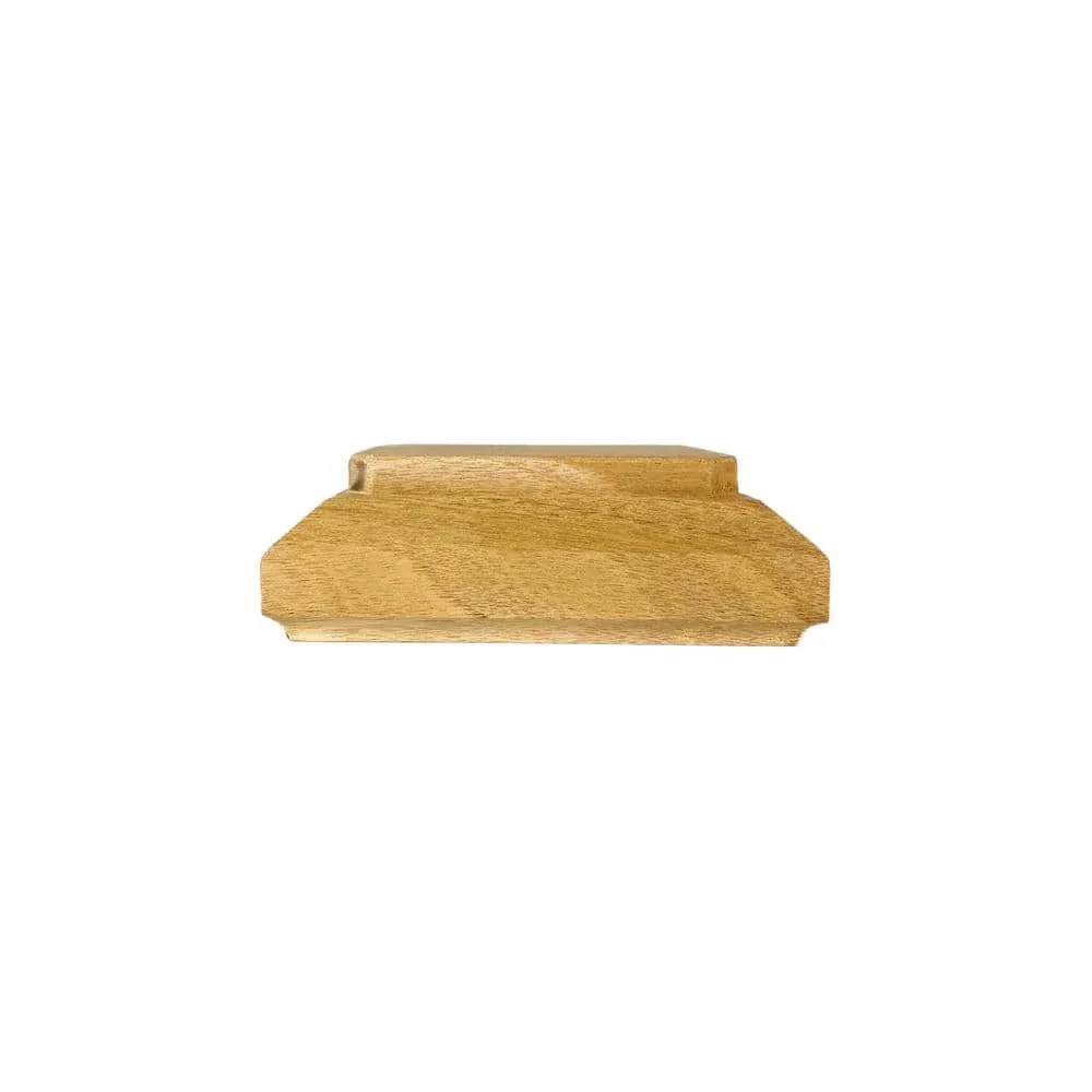Protectyte Miterless 4 in. x 4 in. Untreated Wood Traditional Slip Over Fence Post Cap (Actual: 3-3/4 in. to 3-7/8 in.), photo 4 of 7