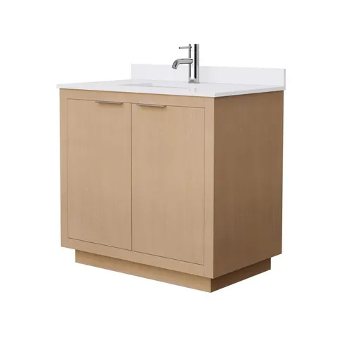 Maroni 36" Single Bath Vanity with Cultured Marble Top