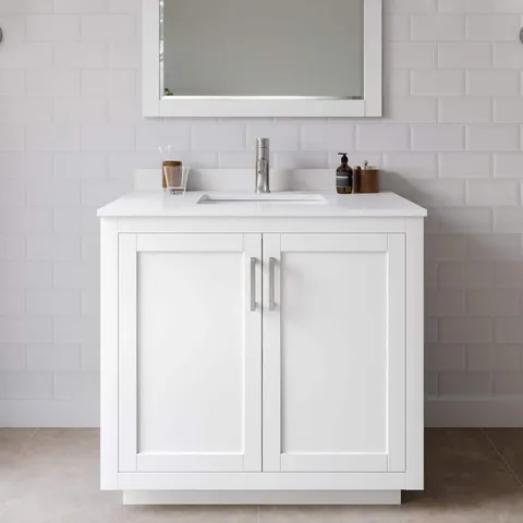 Miranda 36" Single Sink Bath Vanity in White