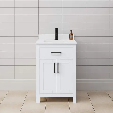 Beckett 24" Single Bath Vanity in White
